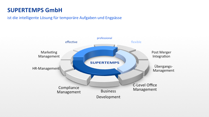Supertemps Tätigkeitsfeld visualisiert
